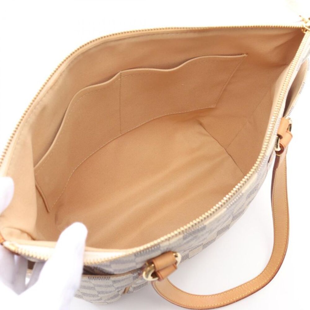 Pre Loved louis vuitton Women white | white Tote Bags - Picture 3 of 8